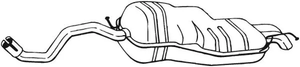 Silencieux arrière BOSAL 279-107