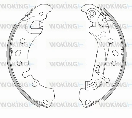 Mâchoire de frein WOKING Z4527.00