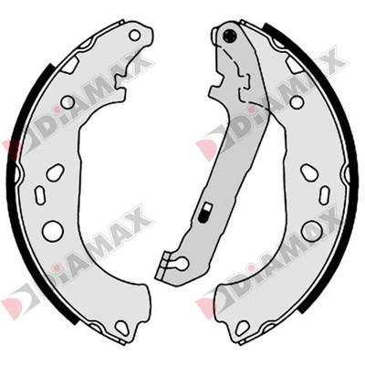 Jeu de mâchoires de frein DIAMAX N01331