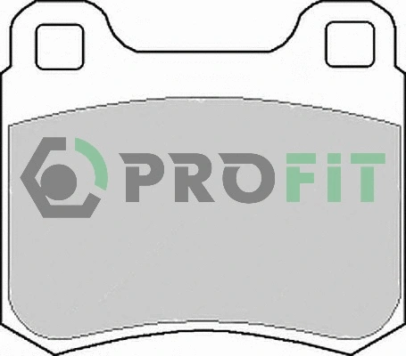 Kit de plaquettes de frein, frein à disque PROFIT 5000-0979