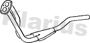 Tuyau d'échappement KLARIUS 130072