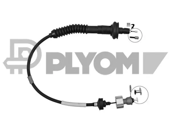 Tirette à câble, commande d'embrayage PLYOM P038319