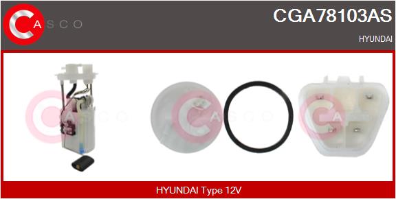 unité d'alimentation de carburant CASCO CGA78103AS