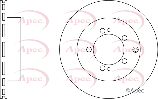 Disque de frein APEC DSK2261