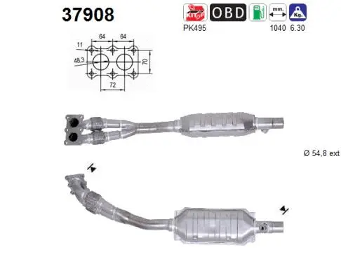 Catalyseur AS 37908