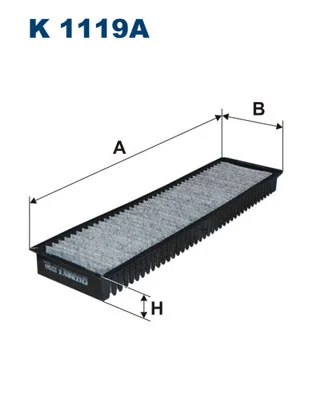 Filtre, air de l'habitacle FILTRON K 1119A