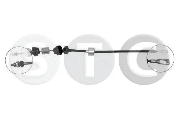 Tirette à câble, commande d'embrayage STC T480715