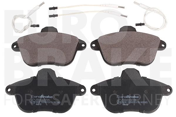 Kit de plaquettes de frein, frein à disque EUROBRAKE 5502223725