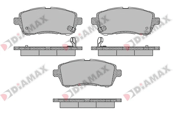 Kit de plaquettes de frein, frein à disque DIAMAX N09593