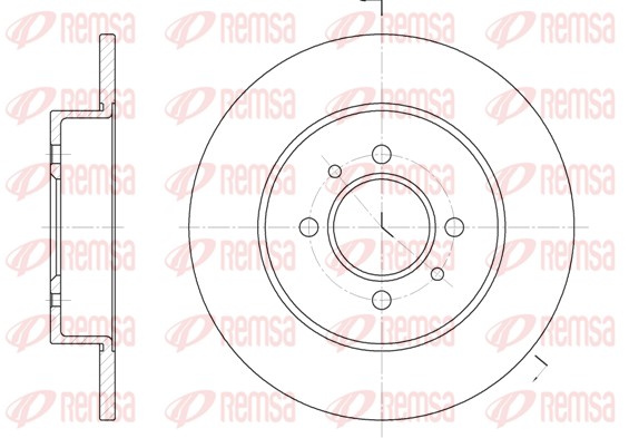 Disque de frein REMSA 6239.00