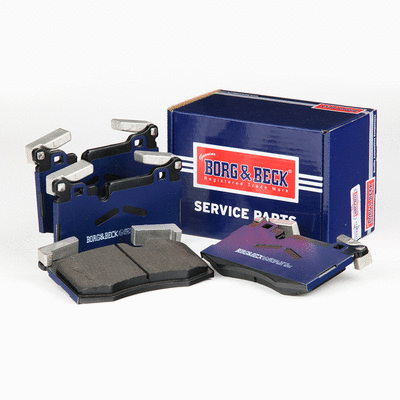 Kit de plaquettes de frein, frein à disque BORG & BECK BBP2221