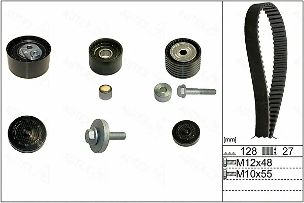 Kit de courroie crantée AUTEX 702919