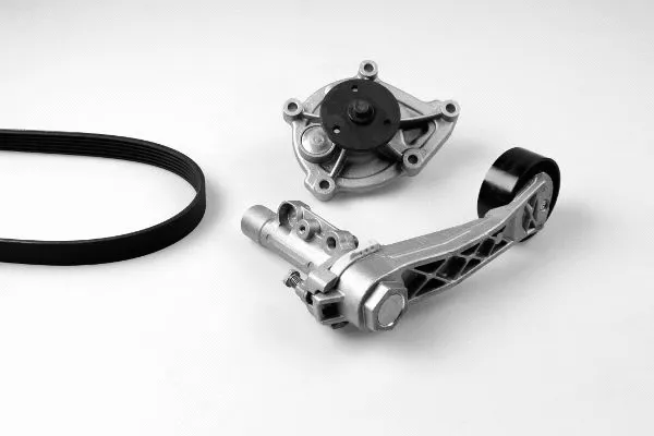Pompe à eau+Jeu de courroie trapézoïdale à nervures GK K980540B