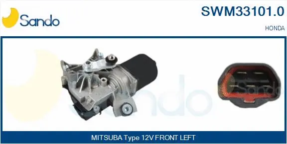 Moteur d'essuie-glace SANDO SWM33101.0
