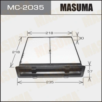 Filtre, air de l'habitacle MASUMA MC-2035
