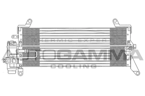 Condenseur, climatisation AUTOGAMMA 101820