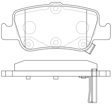 Kit de plaquettes de frein, frein à disque FIT FP1572