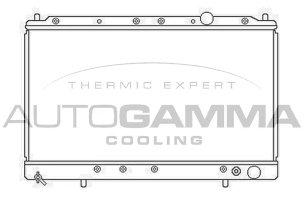 Radiateur, refroidissement du moteur AUTOGAMMA 103162
