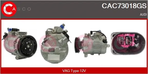 Compresseur, climatisation CASCO CAC73018GS