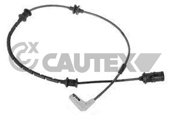 Contact d'avertissement, usure des plaquettes de frein CAUTEX 482536