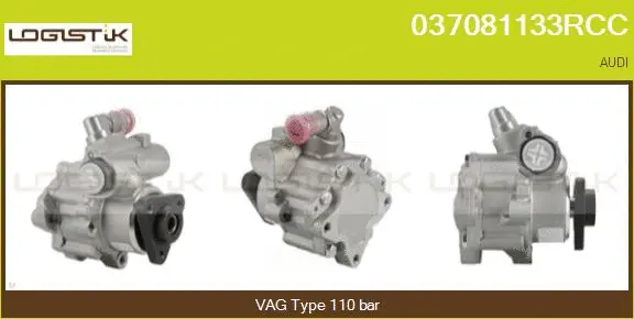 Pompe hydraulique, direction LGK 037081133RCC