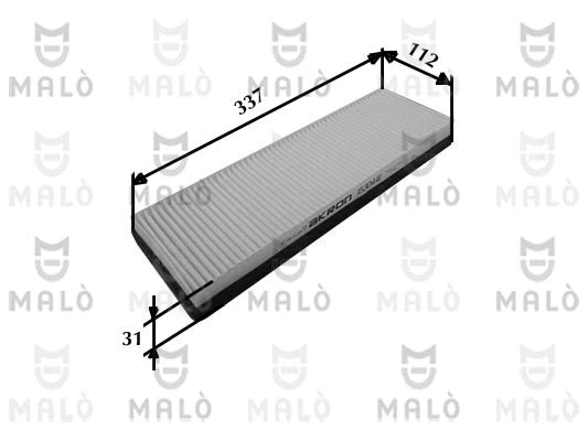 Filtre, air de l'habitacle AKRON-MALÒ 1530441