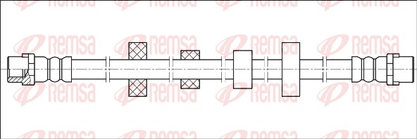 Flexible de frein REMSA G1900.84