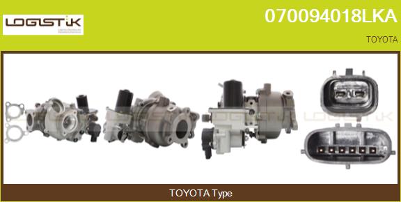 Turbocompresseur, suralimentation LGK 070094018LKA