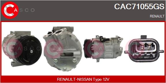 Compresseur, climatisation CASCO CAC71055GS
