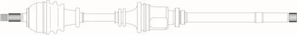 Arbre de transmission GENERAL RICAMBI PE3024