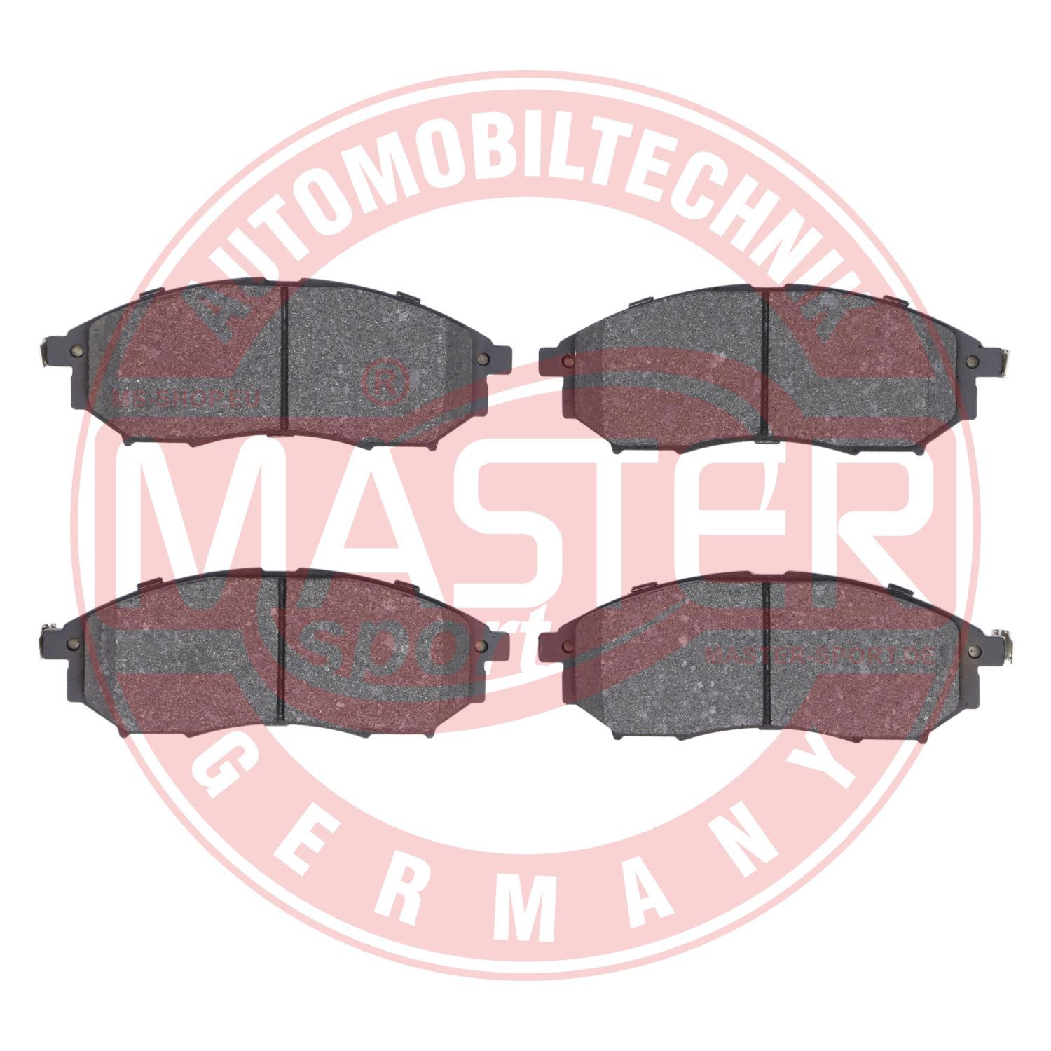 Kit de plaquettes de frein, frein à disque MASTER-SPORT GERMANY 13046057782N-SET-MS