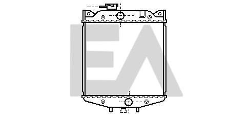Radiateur, refroidissement du moteur EACLIMA 31R19002
