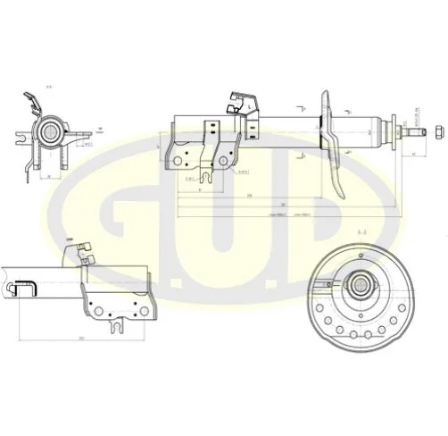 Amortisseur G.U.D. GSA339197