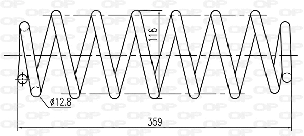 Ressort de suspension OPEN PARTS CSR9336.00