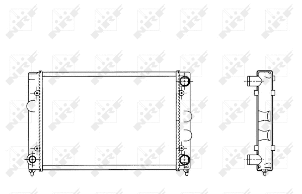 Radiateur, refroidissement du moteur NRF 509505