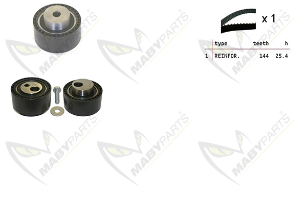 Kit de courroie crantée MABYPARTS OBK010228