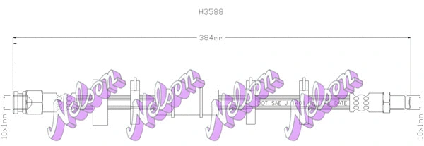 Flexible de frein KAWE H3588