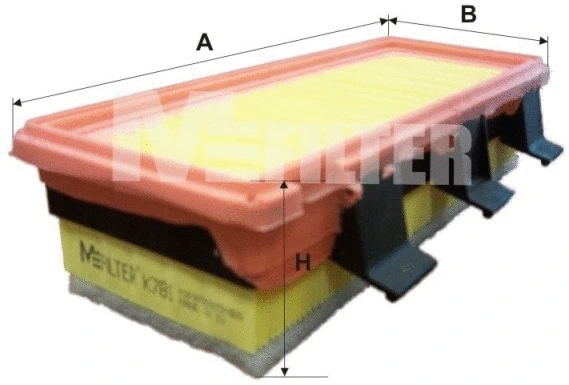 Filtre à air MFILTER K 781