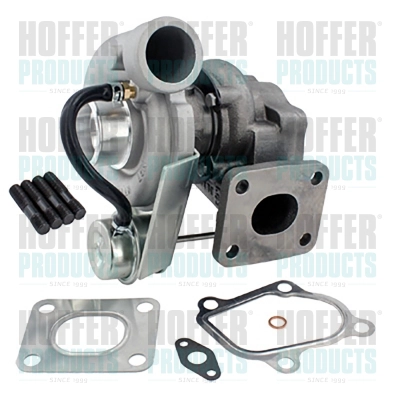 Turbocompresseur, suralimentation HOFFER 69001127