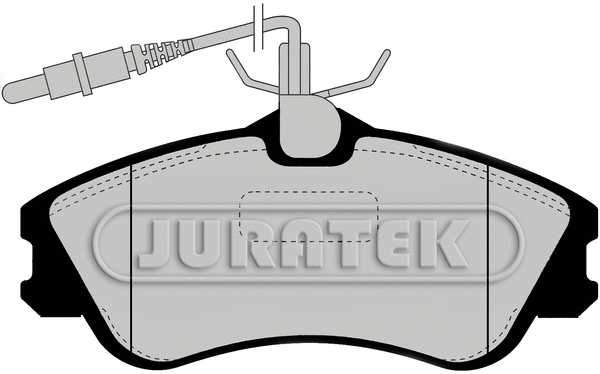 Kit de plaquettes de frein, frein à disque JURATEK JCP1112