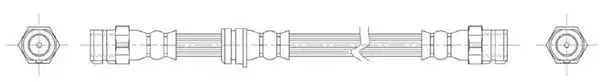Flexible de frein Technika 46403