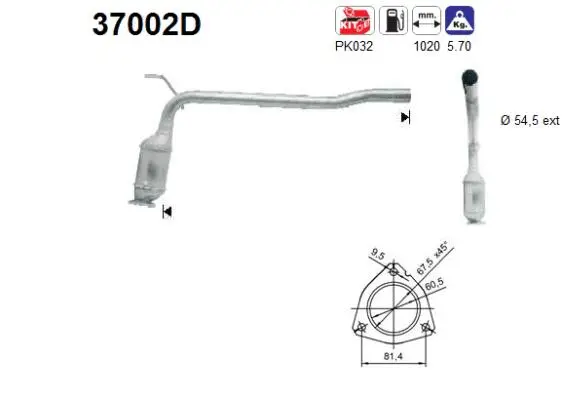 Catalyseur AS 37002D