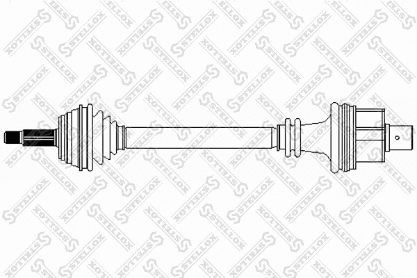 Arbre de transmission STELLOX 158 1020-SX