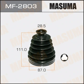 Jeu de joints-soufflets, arbre de commande MASUMA MF-2803