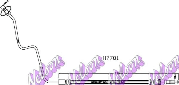 Flexible de frein KAWE H7781
