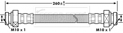 Flexible de frein BORG & BECK BBH7207