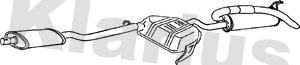 Silencieux arrière KLARIUS 270361