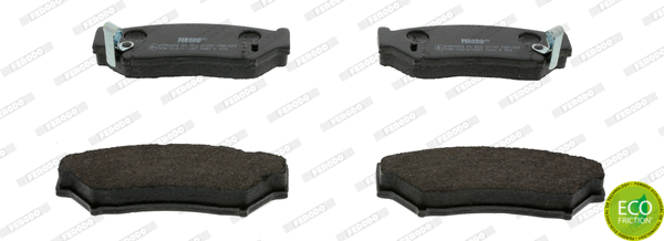 Kit de plaquettes de frein, frein à disque FERODO FDB1020
