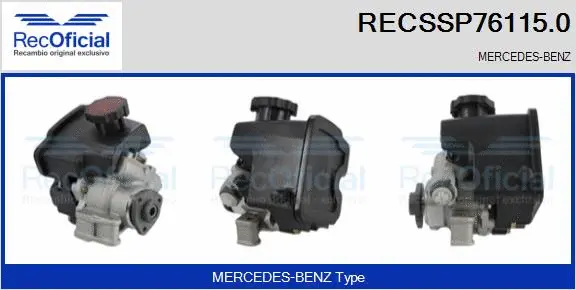 Pompe hydraulique, direction RECOFICIAL RECSSP76115.0