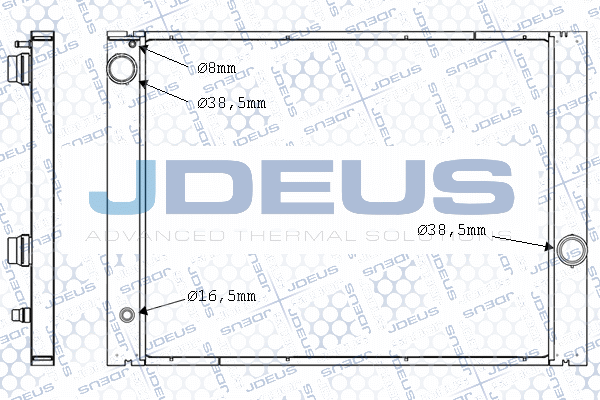 Radiateur, refroidissement du moteur JDEUS 005M33A